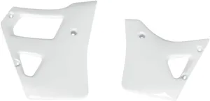 UFO RADIATOR COVERS YAMAHA YZ125/250/360 WHITE