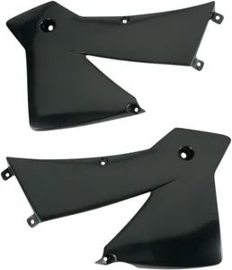 UFO RADIATOR COVERS KTM 2/4-STROKE (01-04) BLACK