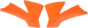 UFO RADIATOR COVERS KTM 2/4-STROKE (01-04) ORANGE