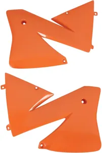 UFO RADIATOR COVERS KTM 2/4-STROKE (01-02) ORANGE