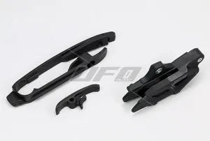 UFO CHAIN GUIDE & SLIDER KIT HUSQVARNA TC/TE/FE/FC BLACK