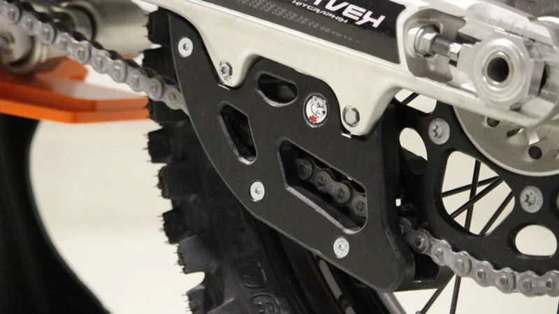 AXP RACING CHAIN GUIDE KTM-HUS SX-SXF-TC-FC BLACK