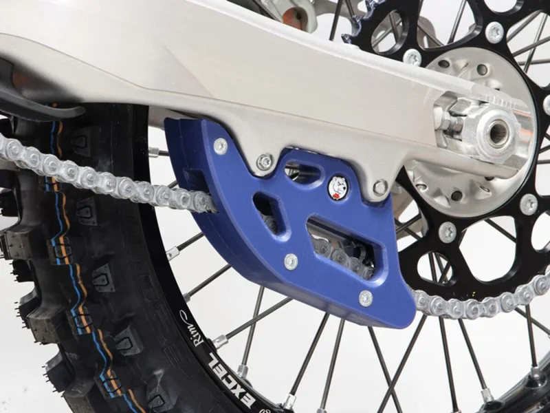 AXP RACING CHAIN GUIDE HUS TC-FC BLUE