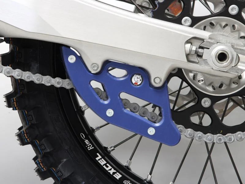 AXP RACING CHAIN GUIDE HUS TC-FC BLUE