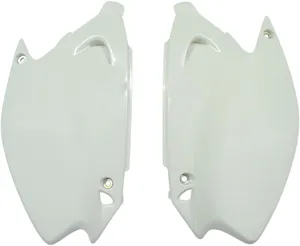 UFO SIDE PANELS KAWASAKI KX125/250 WHITE