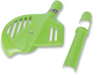 UFO FRONT DISC GUARD KAWASAKI KDX200 KX-GREEN