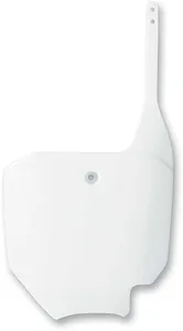 UFO FRONT NUMBER PLATE HONDA CR80/85 WHITE