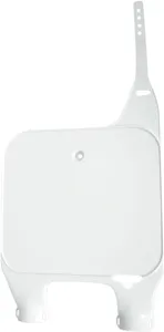 UFO FRONT NUMBER PLATE HONDA CR125/250/500 WHITE