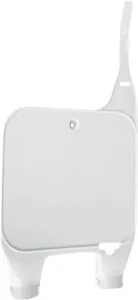 UFO FRONT NUMBER PLATE HONDA CR125/250/500 WHITE