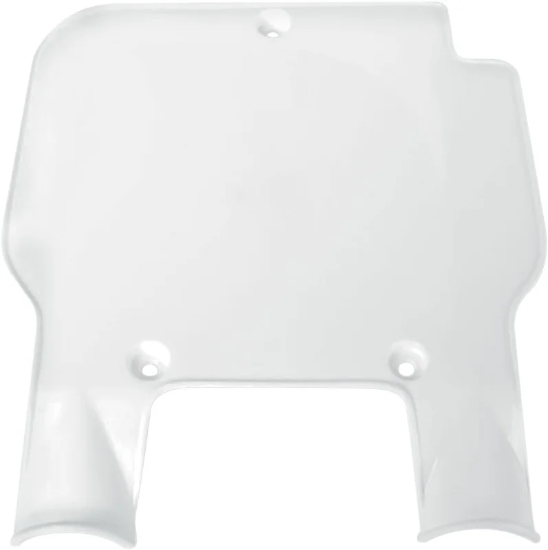 UFO FRONT NUMBER PLATE KAWASAKI KX125/250/500 WHITE
