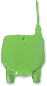 UFO FRONT NUMBER PLATE KAWASAKI KX125/250/500 KX-GREEN