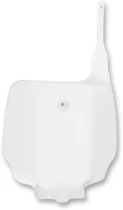 UFO FRONT NUMBER PLATE KAWASAKI KX85 WHITE
