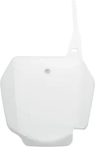 UFO FRONT NUMBER PLATE SUZUKI RM85 WHITE