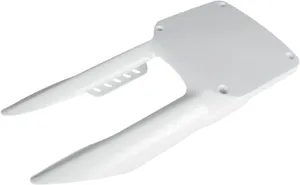 UFO FRONT NUMBER PLATE SUZUKI RM125/250 WHITE