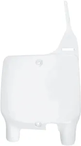 UFO FRONT NUMBER PLATE SUZUKI RM125/250 WHITE