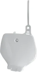 UFO FRONT NUMBER PLATE YAMAHA YZ/YZF/WRF WHITE