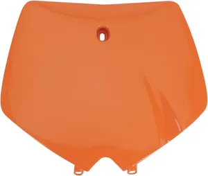 UFO FRONT NUMBER PLATE KTM 2/4-STROKE ORANGE
