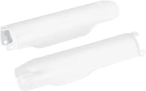 UFO FORK SLIDER PROTECTORS HONDA CR125/250/500 & CRF250/450R/X WHITE
