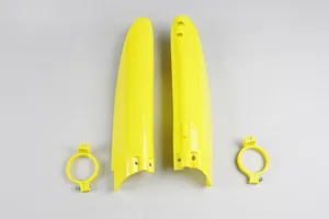 UFO FORK SLIDER PROTECTORS SUZUKI RM125/250 RM-YELLOW