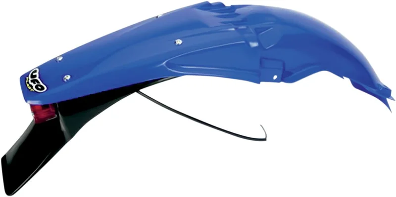 UFO ENDURO REAR FENDER W/ STOP-TAILLIGHT YAMAHA YZF/WR REFLEX-BLUE