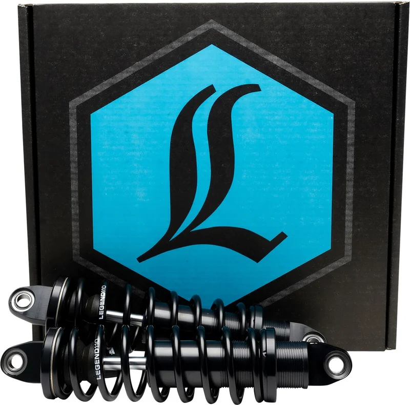 Legend Air Suspension Revo shock set. Heavy Duty. 12". Black