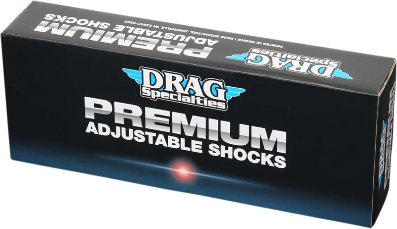 Drag Specialties SHOCKS 12ADJ CHR 04-22XL