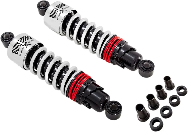 Burly Slammer Plus shock set 11.5" chrome