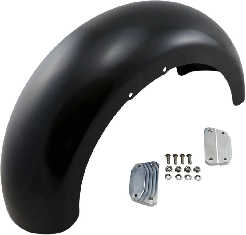 Klock Werks Hugger Series Front Fender with Mounting Blocks for Softail/Dyna