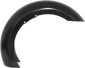 Klock Werks Hugger Series Front Fender with Mounting Blocks for Softail/Dyna<br><ul><li>Stamped steel 14-gauge fender for a smooth consistent finish</li><li>13-step E-coated factory style finish for corrosion resistance</li><li>Laser cut, pre-drilled for a perfect fit</li><li>Experience increased torsional rigidity as the stronger steel acts as a base</li><li>Includes mounting blocks and necessary hardware</li><li>Made in the USA</li></ul><br>For FLFB models with 160/60-18 front wheel.