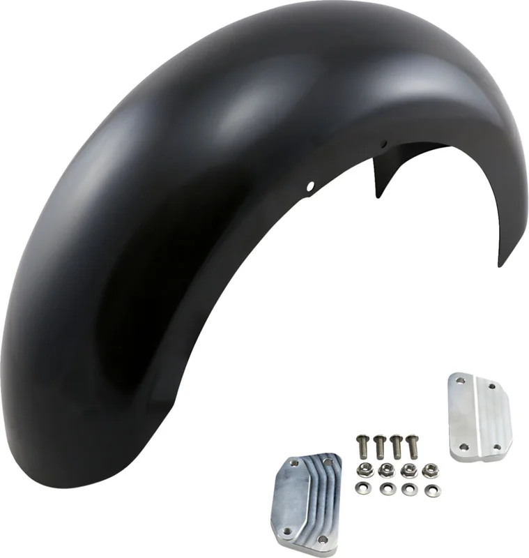 Klock Werks Hugger Series Front Fender with Mounting Blocks for Softail/Dyna