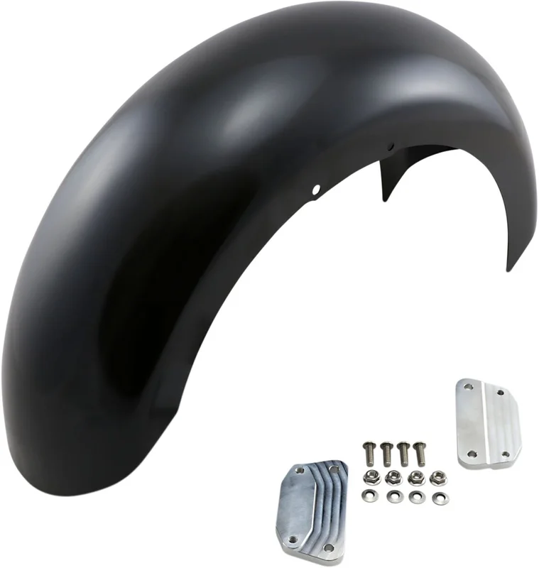 Klock Werks Hugger Series Front Fender with Mounting Blocks for Softail/Dyna