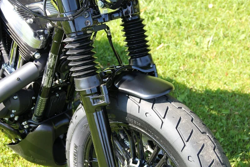 Cult-Werk ''Bobber'' front fender. Matte black - 60574-10