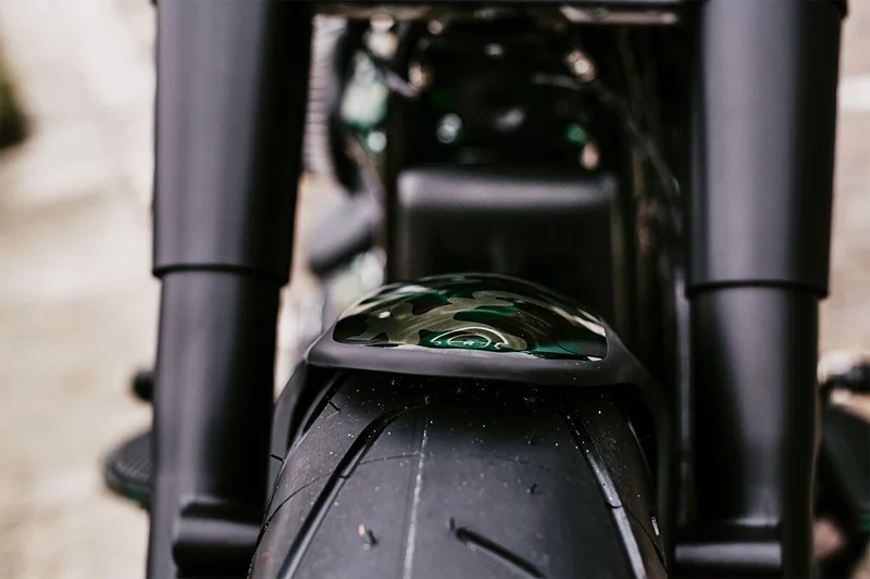 Cult-Werk Front fender ''Custom V1''. Gloss black