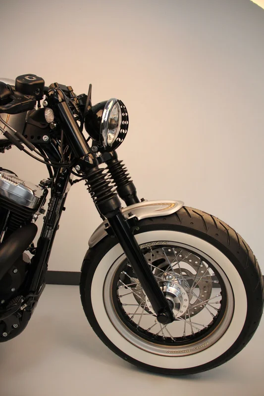 Cult-Werk ''Old School'' front fender. Gloss black - 60574-10