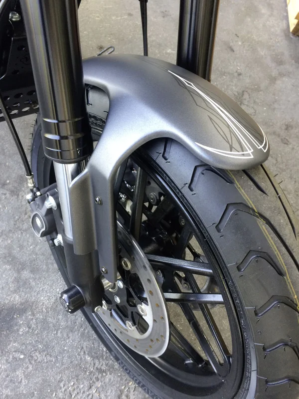 Cult-Werk Custom Roadster front fender. Matte black