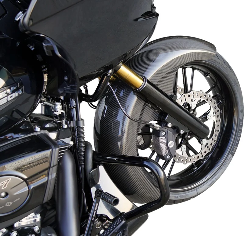 Arlen Ness Ness, carbon fiber Rapper front fender. Fat 21