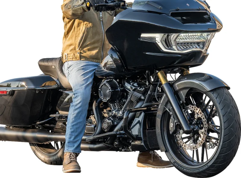 Arlen Ness Ness, carbon fiber Rapper front fender. Fat 21