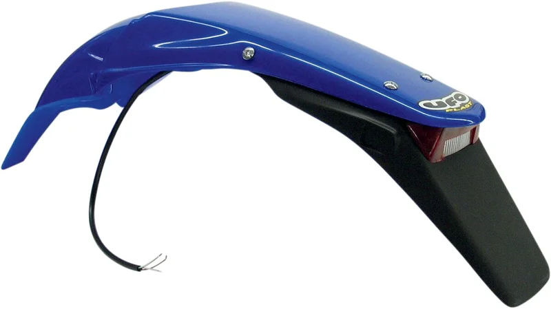 UFO ENDURO REAR FENDER W/ STOP-TAILLIGHT YAMAHA WR250/450F REFELX-BLUE