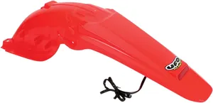 UFO ENDURO REAR FENDER W/ LED-LIGHT HONDA CRF450X CRF-RED