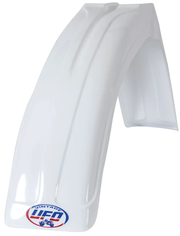 UFO VINTAGE UNI FRONT FENDER MX/ENDURO WHITE