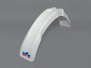 UFO VINTAGE UNI FRONT FENDER HUSQ/ACCOSSATO/AIM 80-125cc (80-85) WHITE