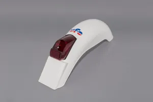 UFO VINTAGE UNI ENDURO REAR FENDER W/ TAILLIGHT (75-79) WHITE