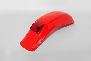 UFO VINTAGE UNI ENDURO REAR FENDER W/ TAILLIGHT (83-93) RED