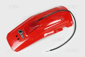 UFO ENDURO REAR FENDER W/ STOP-TAILLIGHT HONDA XR600R XR-RED