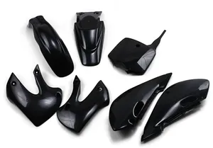 UFO COMPLETE BODY KIT KAWASAKI KLX110 BLACK