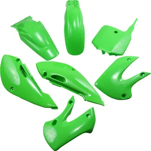 UFO COMPLETE BODY KIT KAWASAKI KLX110 KX-GREEN