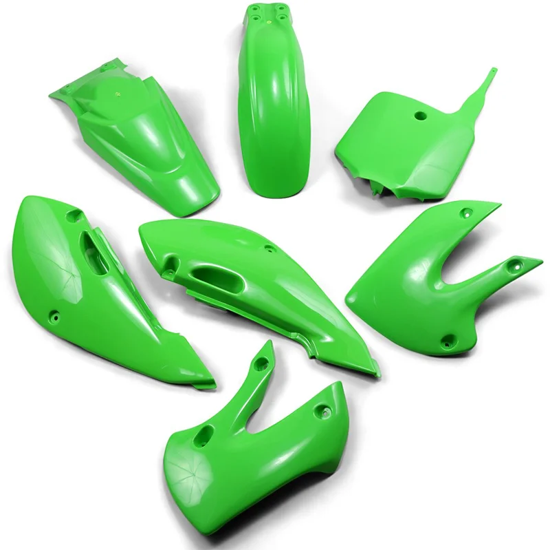 UFO COMPLETE BODY KIT KAWASAKI KLX110 KX-GREEN
