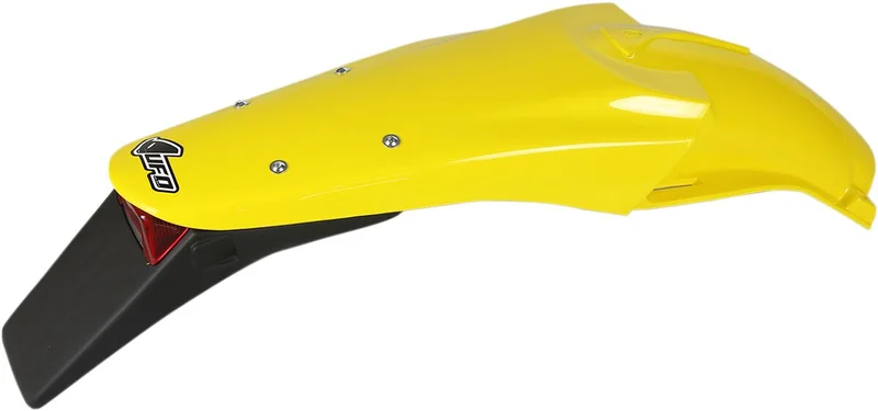 UFO ENDURO REAR FENDER W/ STOP-TAILLIGHT SUZUKI DRZ400E RM-YELLOW