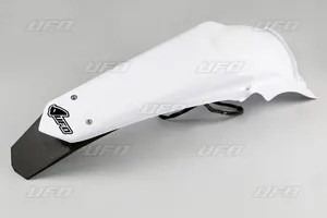 UFO ENDURO REAR FENDER W/ LED-LIGHT YAMAHA WR450F WHITE