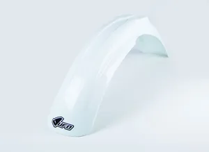 UFO UNIVERSAL FRONT FENDER MX/ENDURO 125-250-500 WHITE